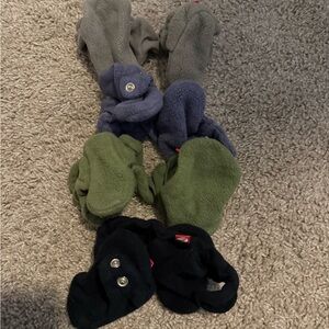 Zutano baby Cozy Fleece Socks - Gray, Blue, Green, Black